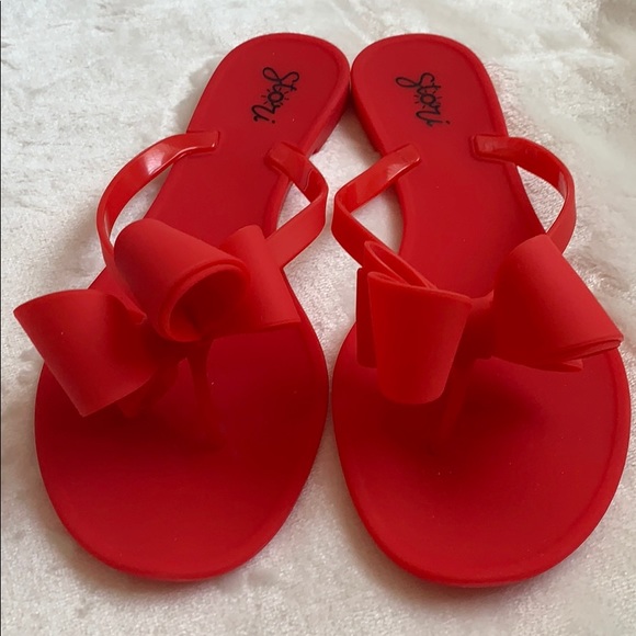 Shoes | Adorable Jelly Bow Sandals | Poshmark